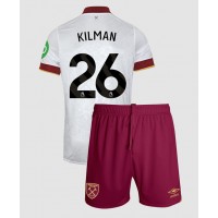 West Ham United Max Kilman #26 Replika babykläder Tredjeställ Barn 2024-25 Kortärmad (+ korta byxor)